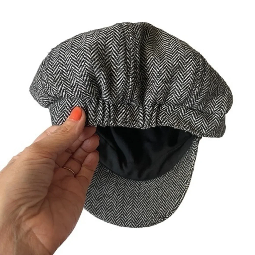 Wool Blend Festival Hat Cap Gray OS